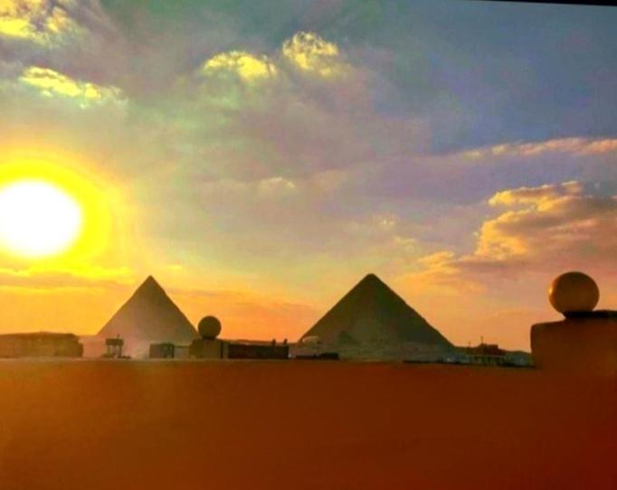 Grand Golden Pyramids View Hotel Kafret el-Gabal Exterior foto