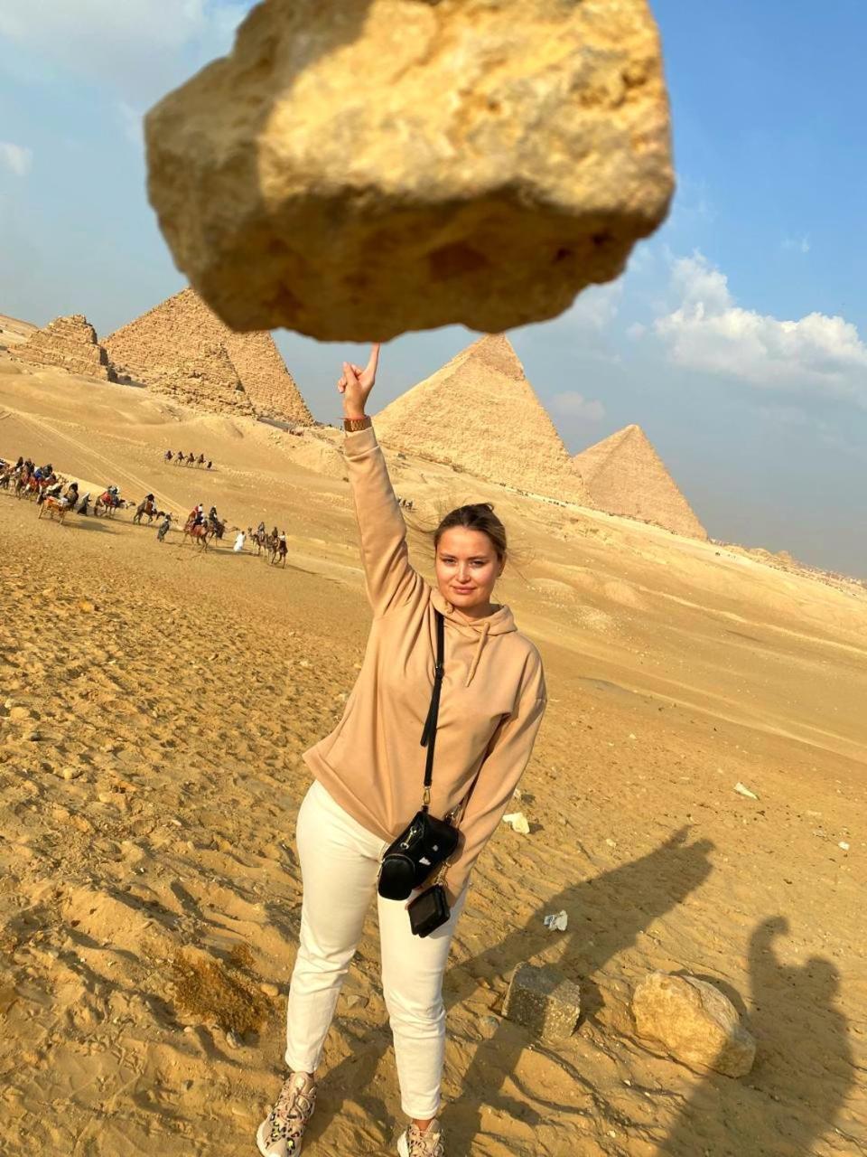 Grand Golden Pyramids View Hotel Kafret el-Gabal Exterior foto
